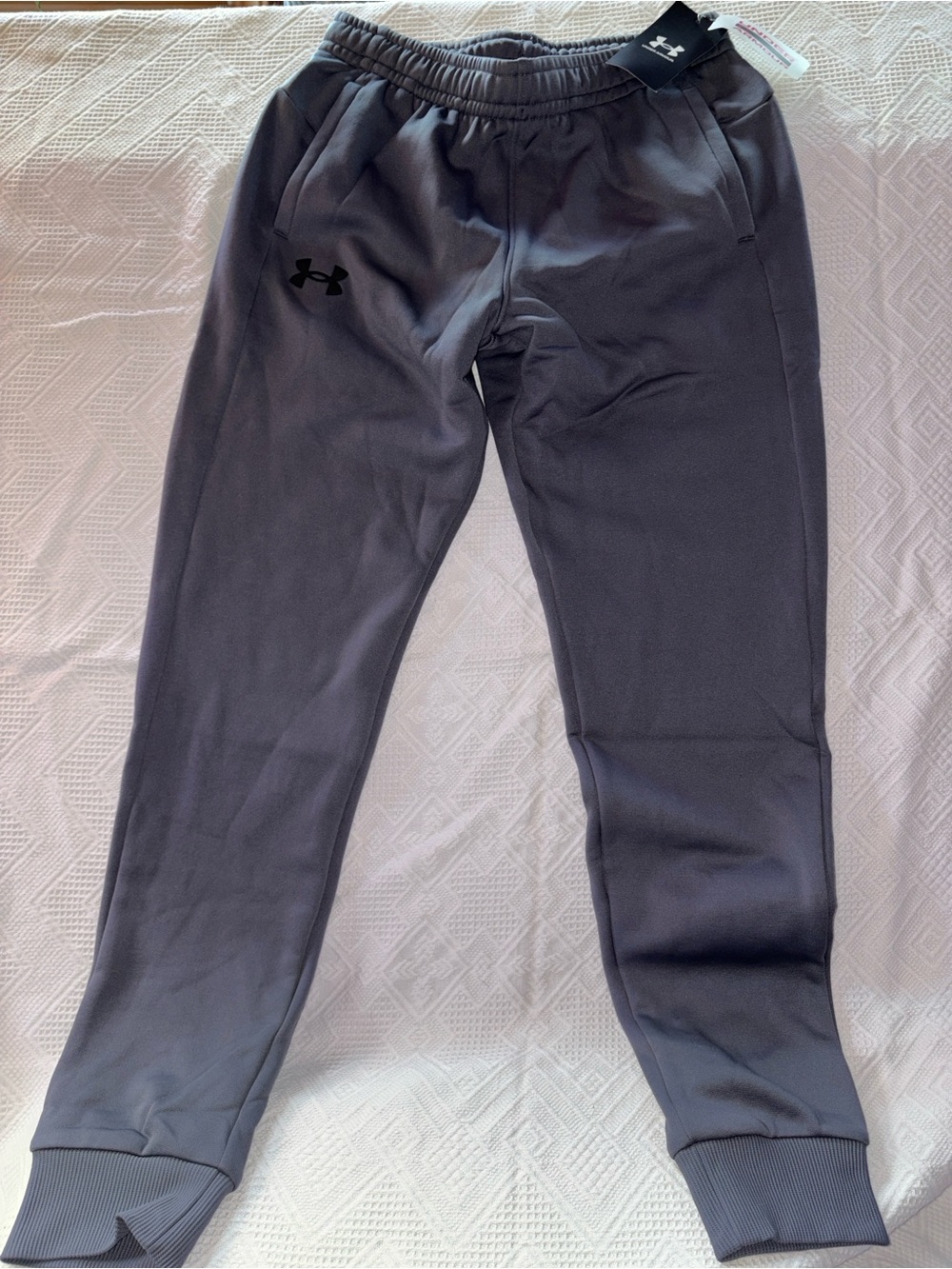Under Armour Charcoal Gray Kids' Jogger Sweatpants